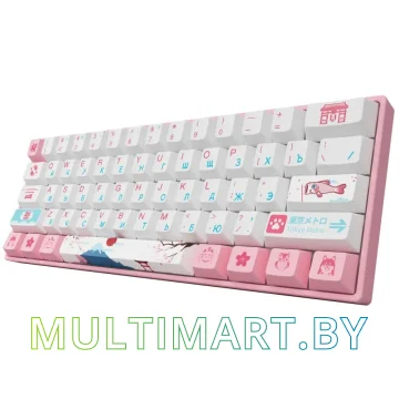 Клавиатура Akko 3061 World Tour Tokyo R2 (Akko CS Jelly Pink) картинка 2